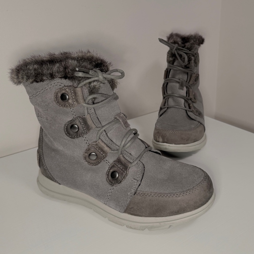 Sorel Explorer Joan Boots Women’s 6.5 Color Gray - Quarry